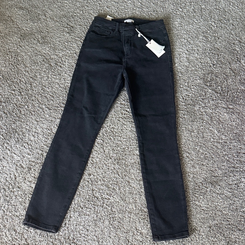 Good American Black Skinny Jeans - Classic Slim Fit